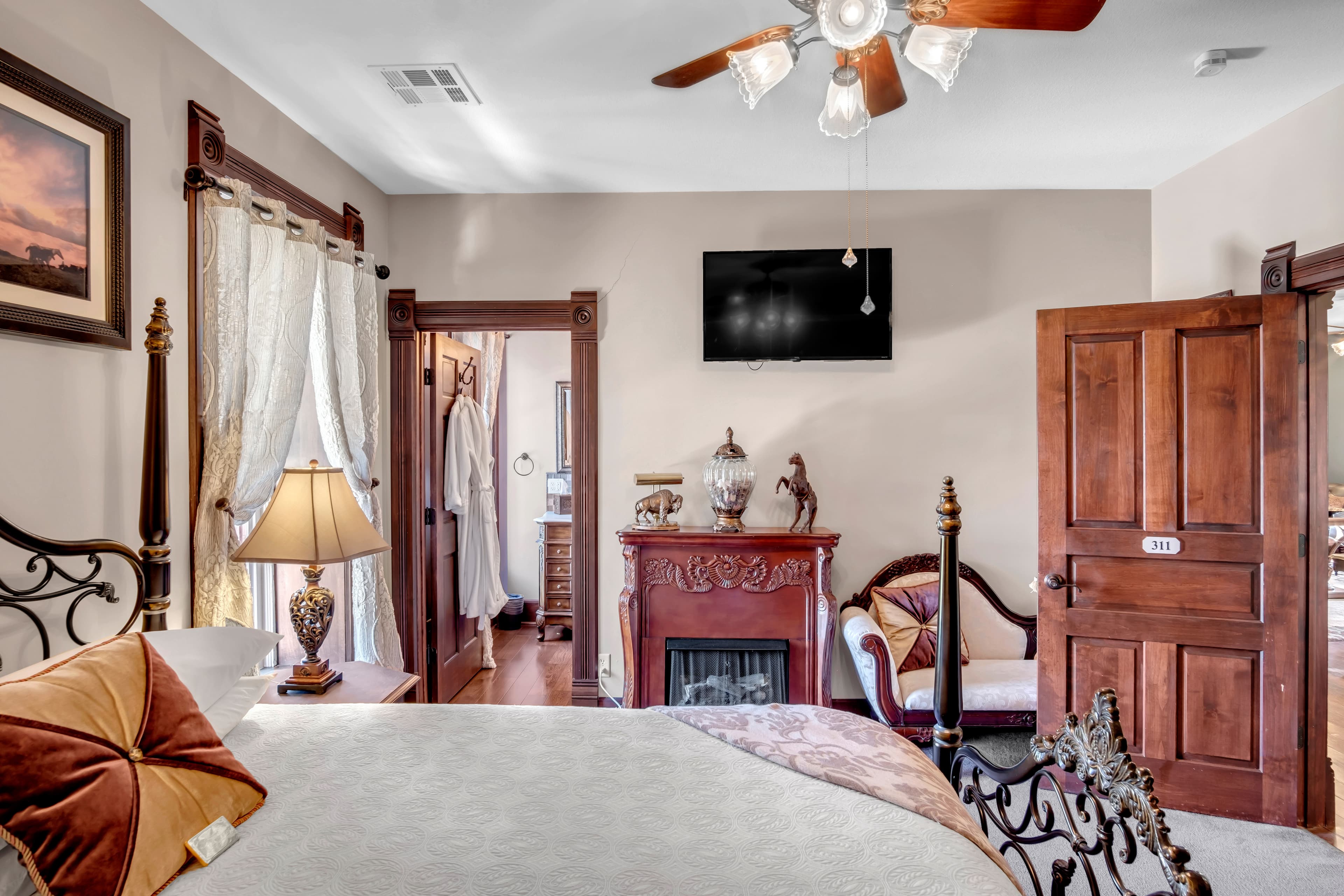 Flint Hills Suite 311 fireplace