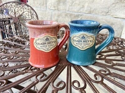 logo'd coffee mugs