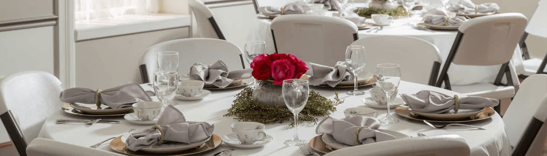 reception table